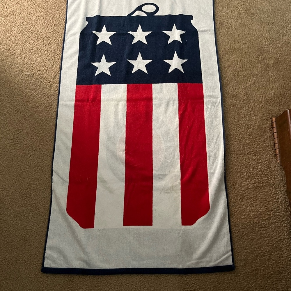 Miller Lite Beer Can Towel/USA